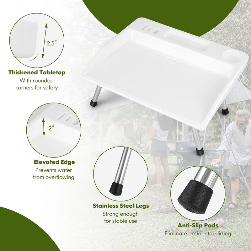 Load image into Gallery viewer, Goplus Folding Fish Cleaning Table
