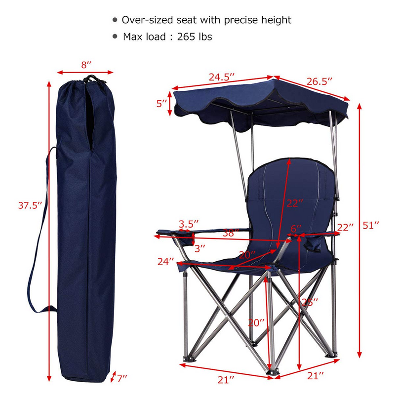 Load image into Gallery viewer, Goplus Outdoor Canopy Chair - GoplusUS

