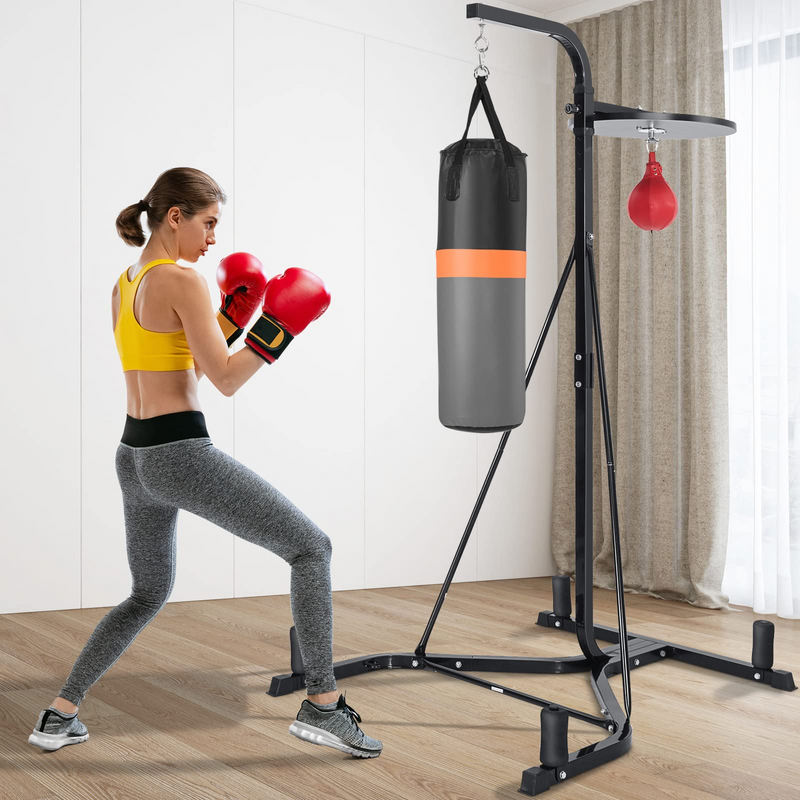 Load image into Gallery viewer, Goplus Boxing Stand for Heavy Bag and Speed Bag - GoplusUS
