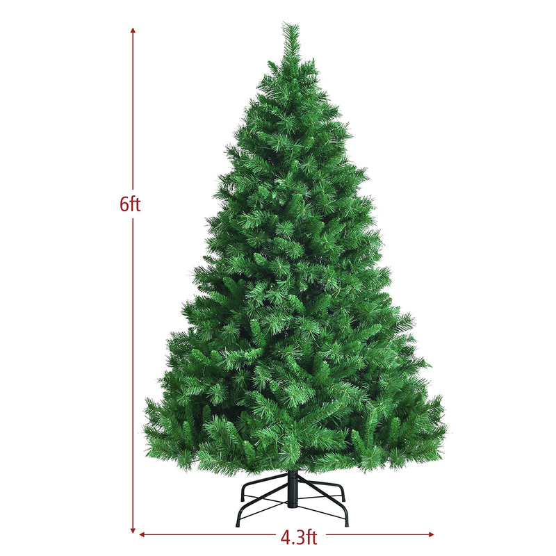 Load image into Gallery viewer, Goplus Pre-Lit Artificial Christmas Tree, Quick One Plug Hinged Xmas Pine Tree - GoplusUS
