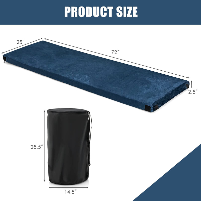Load image into Gallery viewer, Goplus Memory Foam Camping Mattress, Waterproof Roll Up Floor Mattress with Carrying Bag - GoplusUS
