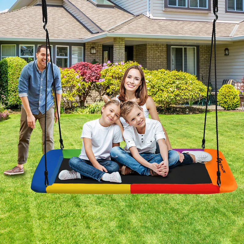Load image into Gallery viewer, Goplus 700LBS 60 Inch Giant Platform Tree Swing for Kids and Adults - GoplusUS
