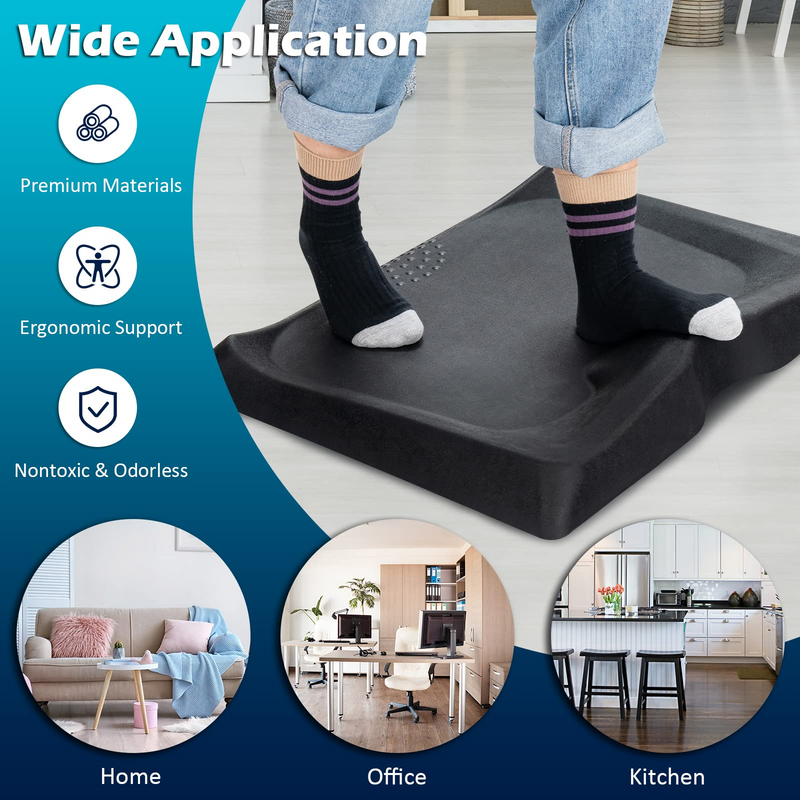 Load image into Gallery viewer, Goplus Anti-Fatigue Standing Desk Mat, Not Flat Comfort Mat with Massage Points - GoplusUS

