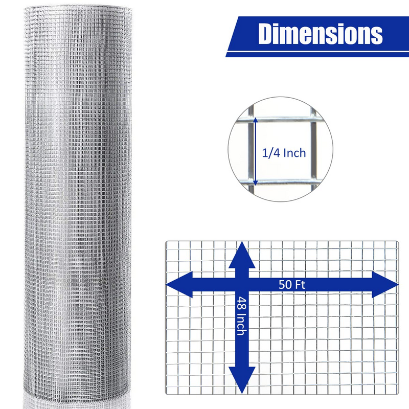 Load image into Gallery viewer, Goplus Hardware Cloth, 1/4 inch 23 Gauge Chicken Wire - GoplusUS
