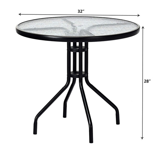 Goplus 5-Piece Bistro Set Outdoor Patio Furniture - GoplusUS