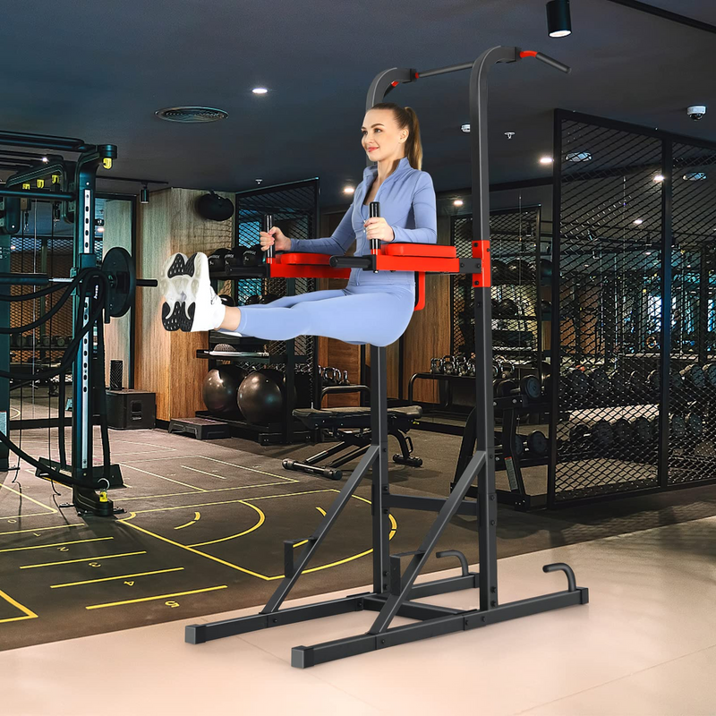 Load image into Gallery viewer, Goplus Power Tower Pull Up Bar Dip Station - GoplusUS
