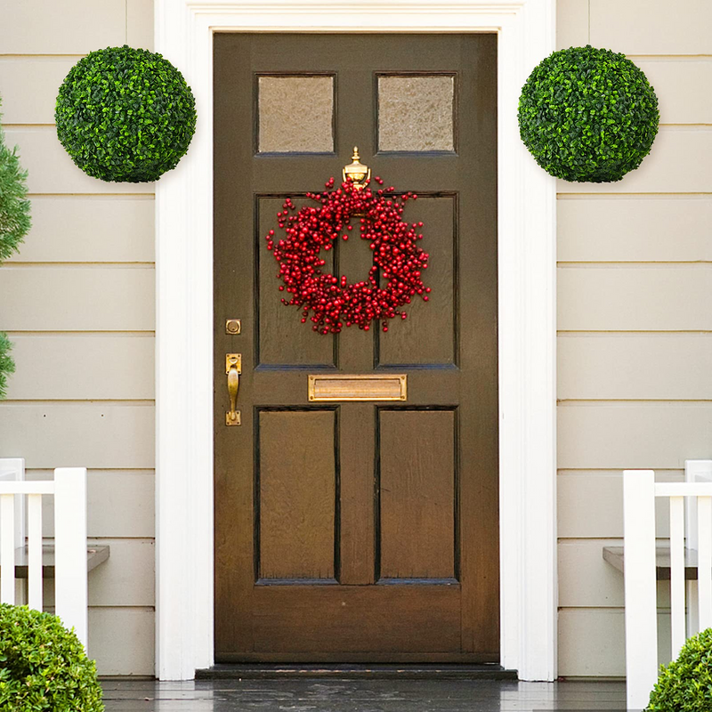 Load image into Gallery viewer, Goplus 2 PCS 15.7 Inch Artificial Boxwood Topiary Balls - GoplusUS
