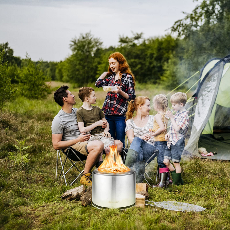 Load image into Gallery viewer, Goplus Smokeless Fire Pit - GoplusUS
