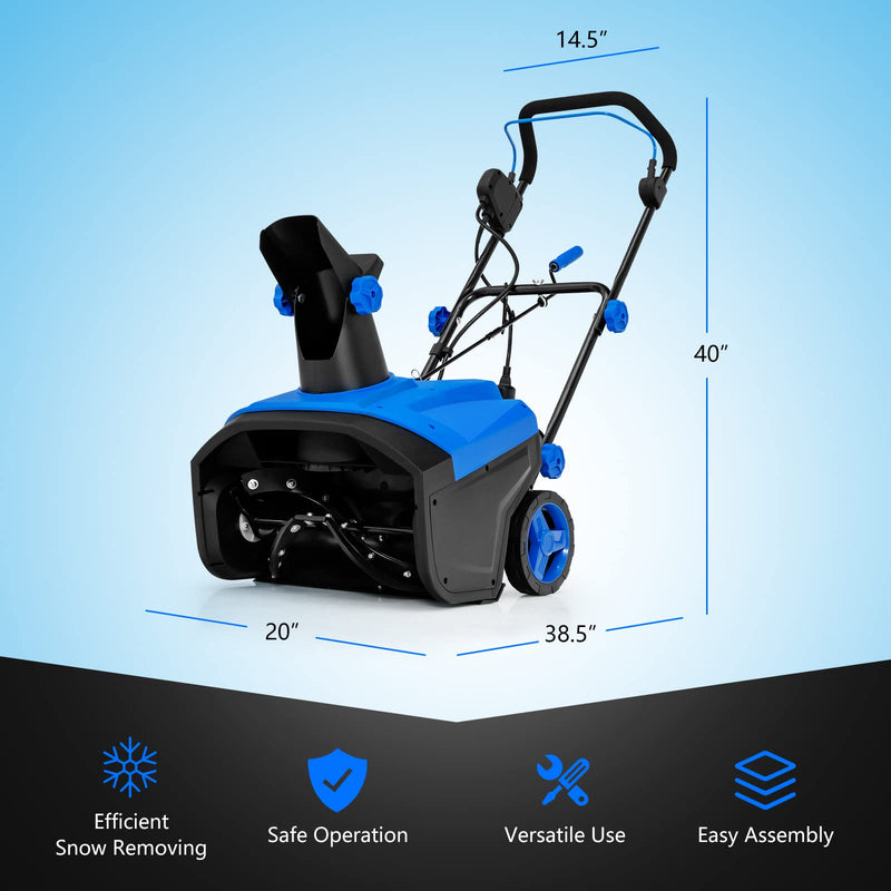 Load image into Gallery viewer, Goplus Snow Blower, 120V 15A Electric Snow Thrower with 180 Rotatable Chute &amp; Folding Handle for Yard Driveway - GoplusUS
