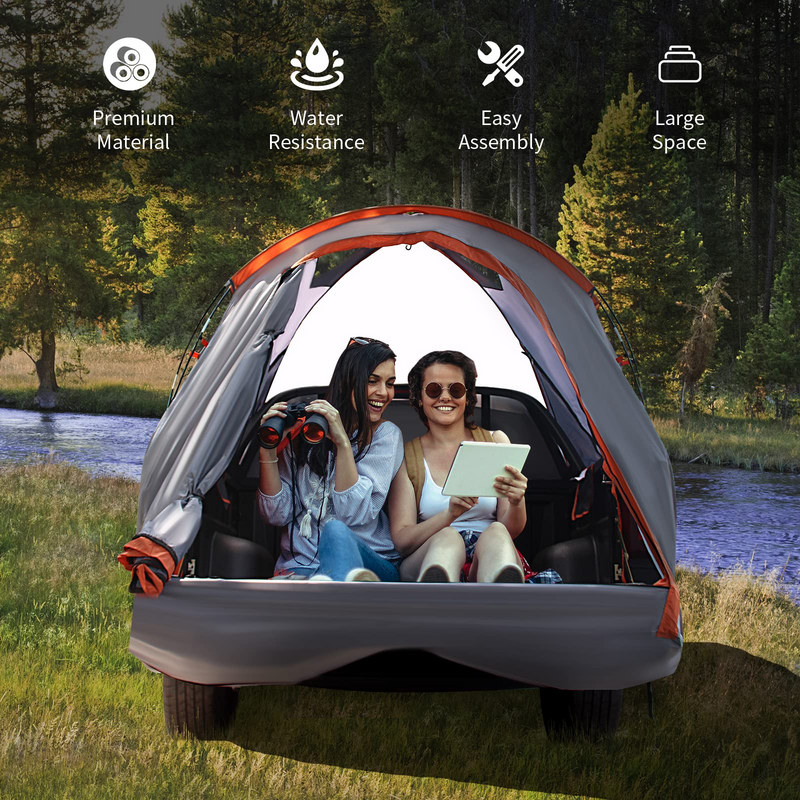 Load image into Gallery viewer, Goplus Truck Bed Tent, Waterproof PU2000mm Pickup Truck Tent for 2 Person with Removable Rainfly - GoplusUS
