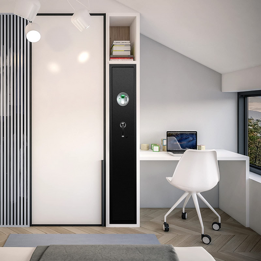 Goplus Rifle Safe, Quick Access 3-Gun Safes for Rifles w/Biometric Fingerprint - GoplusUS