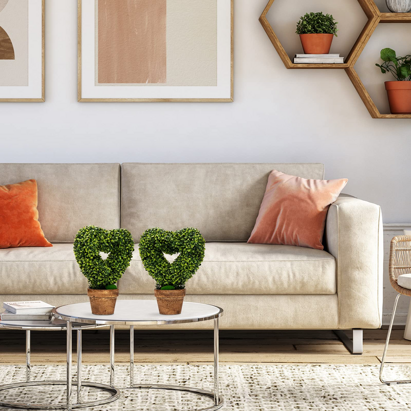 Load image into Gallery viewer, Goplus 4 Pack Artificial Boxwood Topiary Trees - GoplusUS
