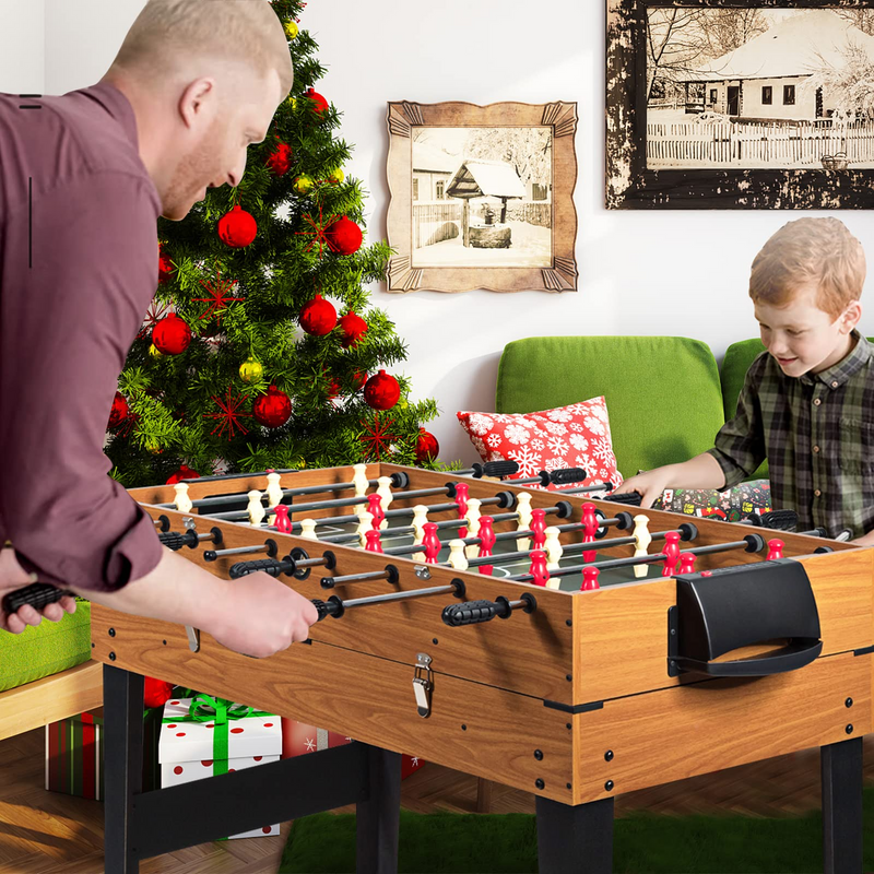 Load image into Gallery viewer, Goplus 48 Inch Game Table, 3-in-1 Combo Table Set w/ Adult Size Foosball Table - GoplusUS
