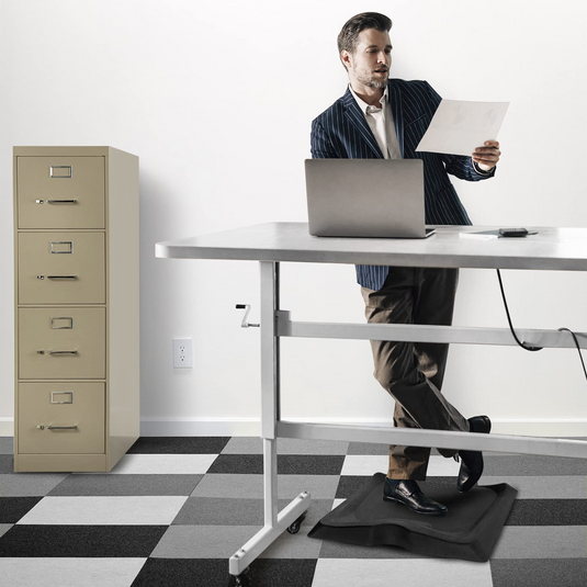 Goplus Anti-Fatigue Standing Desk Mat, Not Flat Comfort Mat with Massage Points - GoplusUS