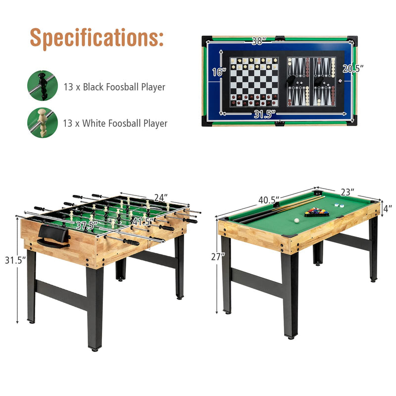 Load image into Gallery viewer, 10-in-1 Combination Multi Game Table Set - GoplusUS

