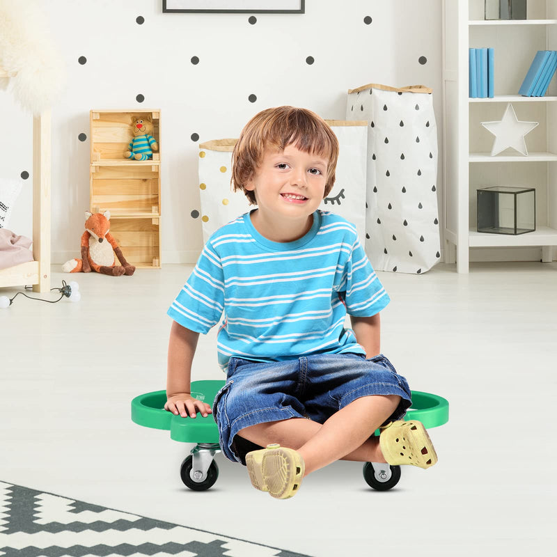 Load image into Gallery viewer, Goplus Kids Scooter Board, Sitting Floor Scooter with Handles, Non-marring Universal Casters for Gym Class - GoplusUS

