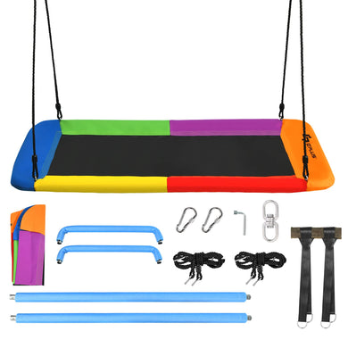 Goplus 700LBS 60 Inch Giant Platform Tree Swing for Kids and Adults - GoplusUS