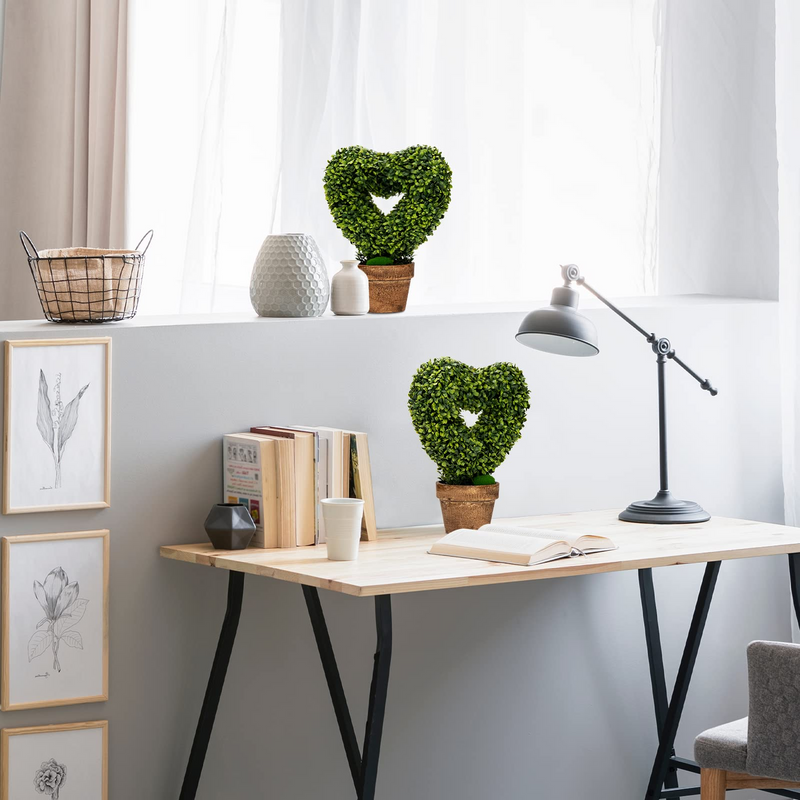 Load image into Gallery viewer, Goplus 4 Pack Artificial Boxwood Topiary Trees - GoplusUS
