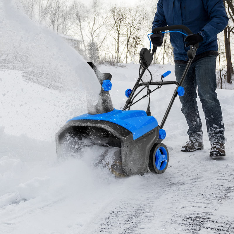 Load image into Gallery viewer, Goplus Snow Blower, 120V 15A Electric Snow Thrower with 180 Rotatable Chute &amp; Folding Handle for Yard Driveway - GoplusUS
