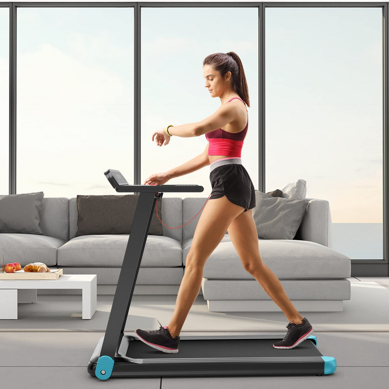 Load image into Gallery viewer, Goplus Folding Treadmill, Compact Superfit Treadmill with APP Control, Blue Tooth Speaker - GoplusUS
