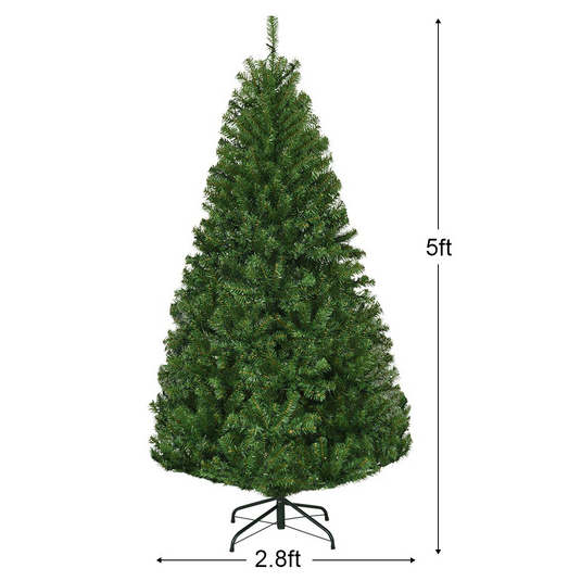 Goplus 5FT Pre-Lit Artificial Christmas Tree - GoplusUS
