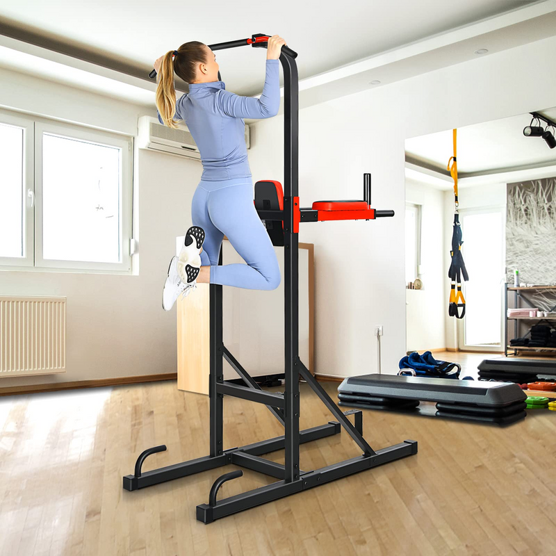 Load image into Gallery viewer, Goplus Power Tower Pull Up Bar Dip Station - GoplusUS
