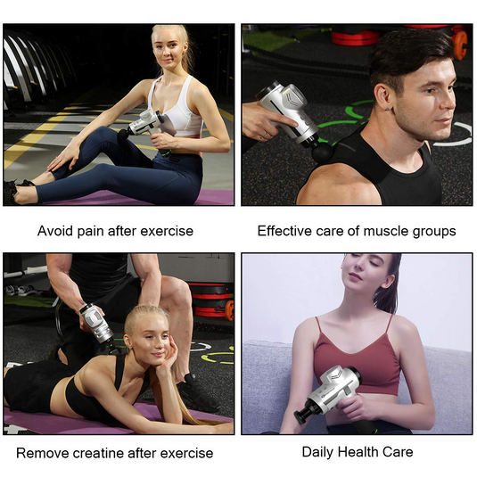 Goplus Massage Gun, Handheld Percussion Deep Tissue Massager - GoplusUS