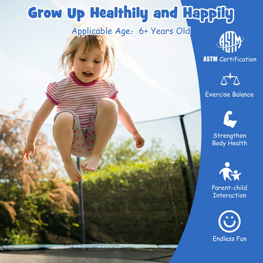 Goplus 8FT 10FT 12FT Trampoline - GoplusUS