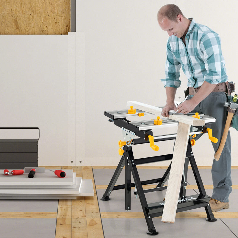 Load image into Gallery viewer, Portable Workbench, Folding Work Table - Goplus
