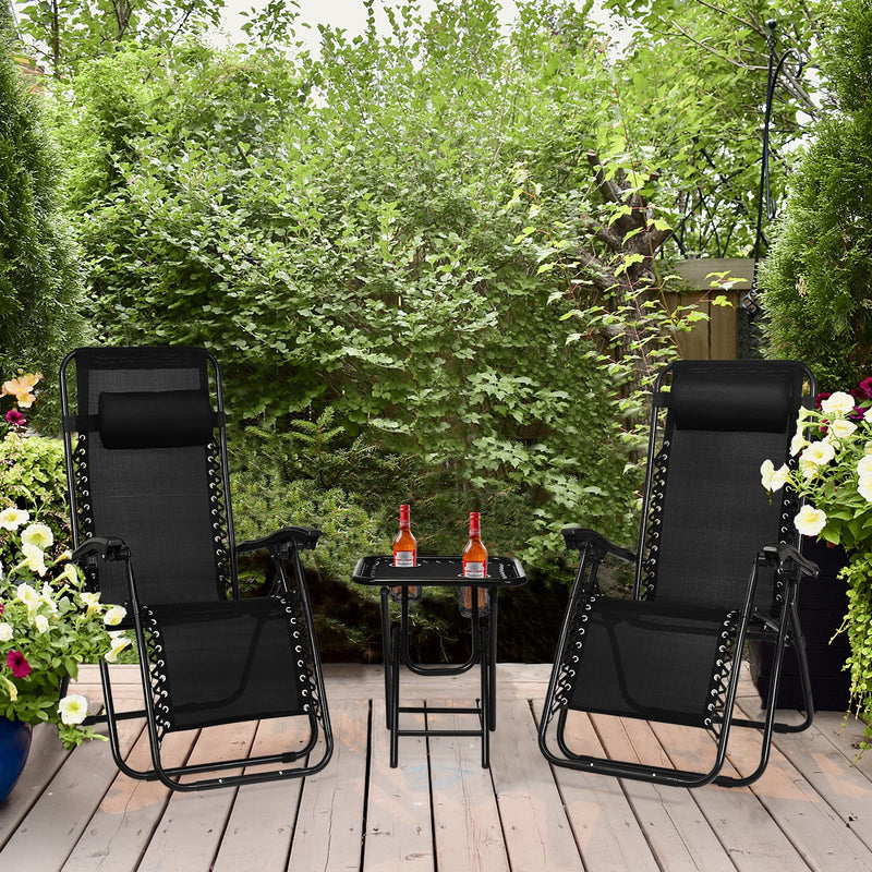 Load image into Gallery viewer, Goplus Zero Gravity Chair Set
