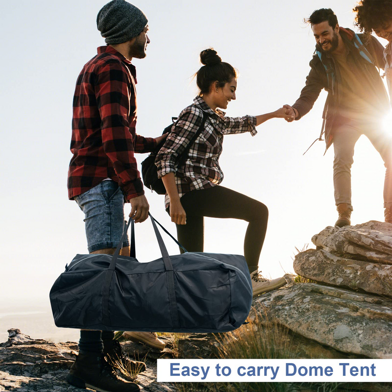 Load image into Gallery viewer, Goplus 6 Person Camping Tent, Portable Camping Dome Tent with Screen Room Porch - GoplusUS
