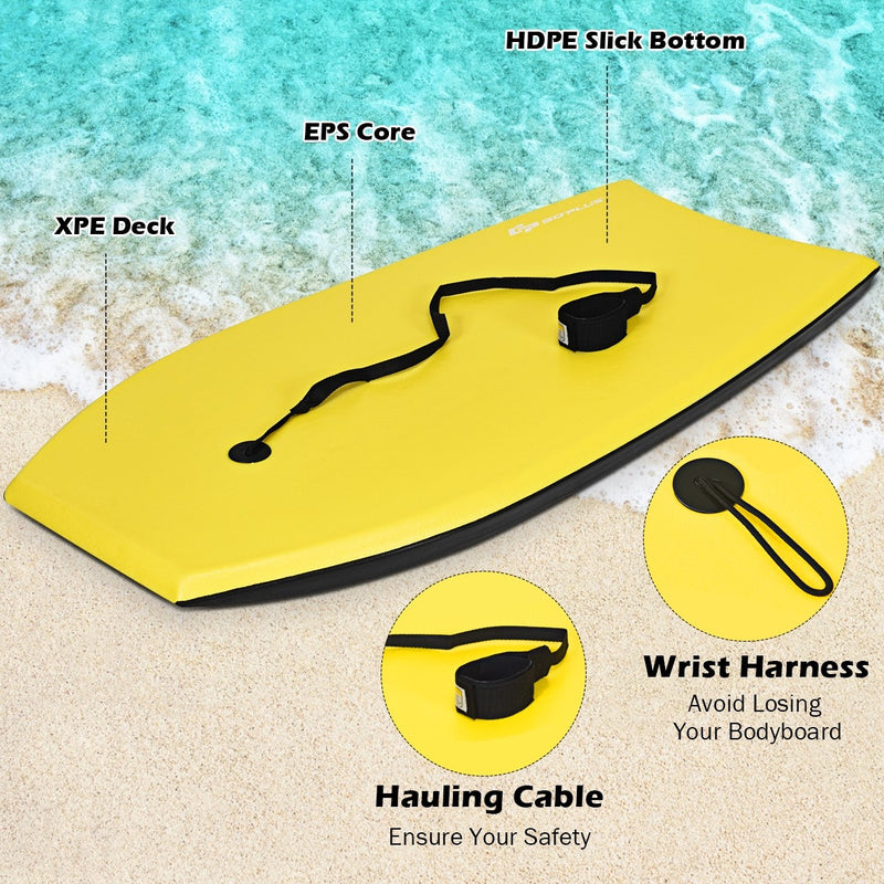 Load image into Gallery viewer, Super Lightweight Bodyboard, 37-41&#39;&#39; Body Board with EPS Core
