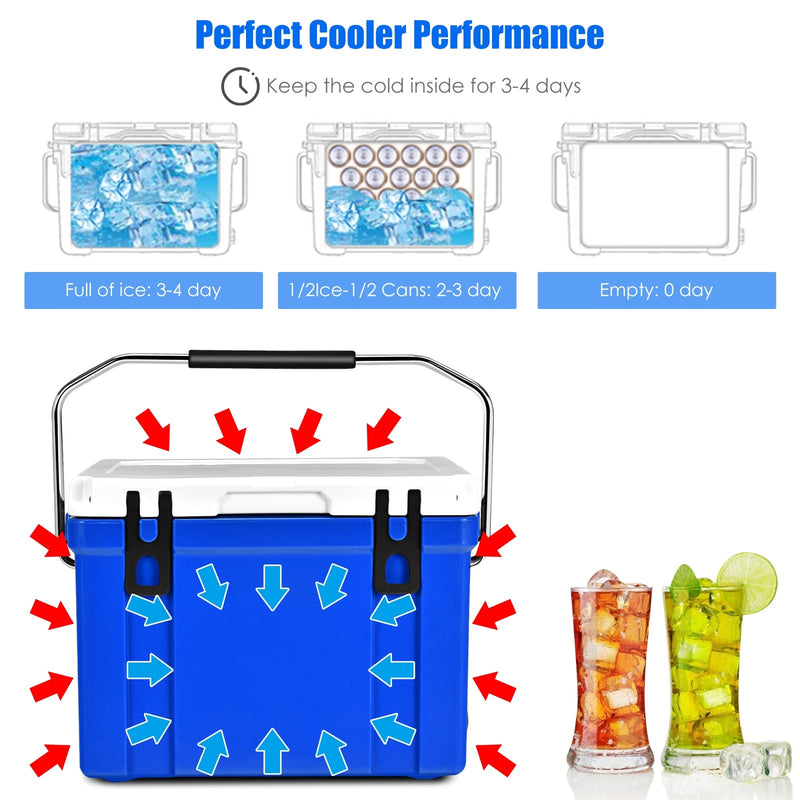 Load image into Gallery viewer, Camping Cooler, 26/58/79 Quart 4-Day Ice Retention - GoplusUS
